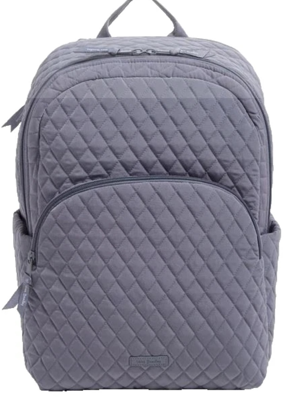 Vera Bradley Large Essential Backpack Laptop NWT Microfiber carbon gray NWT